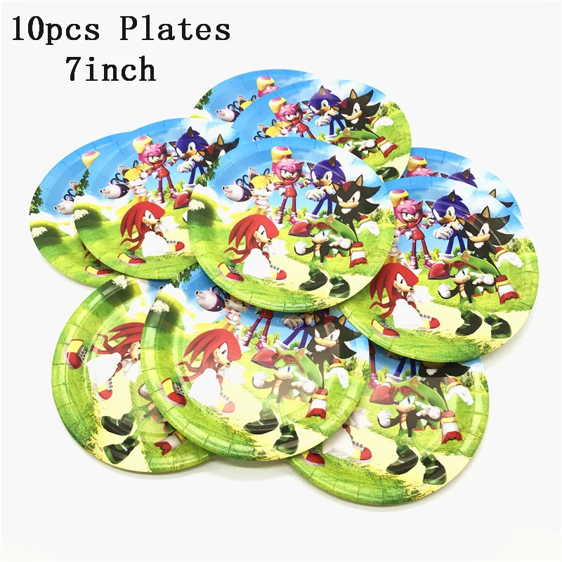 Juego de dibujos animados para ni&ntilde;os, vajilla desechable para fiesta de cumplea&ntilde;os, taza, plato, bandera, mantel, suministros de decoraci&oacute;n para fiesta de boda, 95 Uds.-3