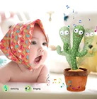 Милая говорящая игрушка, танцующая кукла кактус, говорящая, звуковая запись, повторная игрушка, кавайные кактусы, игрушки для детей, образовательная игрушка, подарок