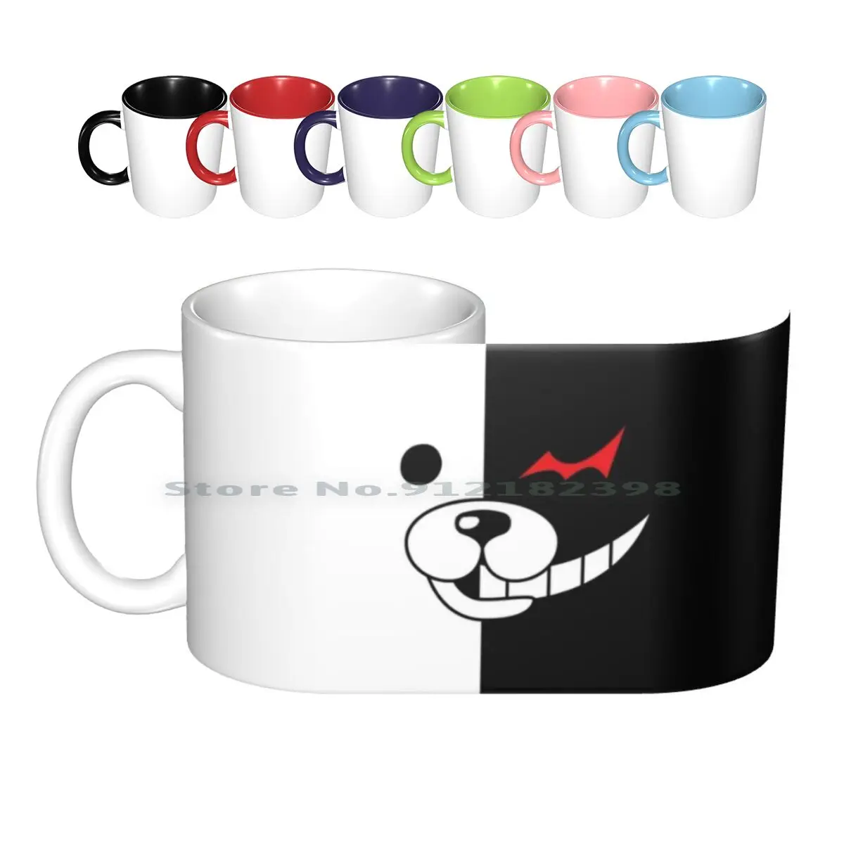 

Danganronpa - Monokuma Ceramic Mugs Coffee Cups Milk Tea Mug Monokuma Danganronpa Dangan Ronpa Monomi Despair Hope Hope Vs