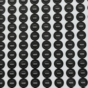 1000 шт., 2,5 мм, круглая хрупкая бумажная защитная наклейка, винтовое уплотнение для Pad Mobile