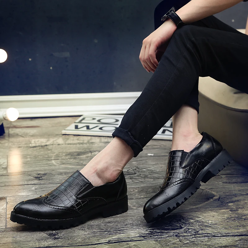 

Zapatos Informales De Hombre Leather Shoes For Men Casual Causal Male Black Men's Moccasins Skin Man Fashion