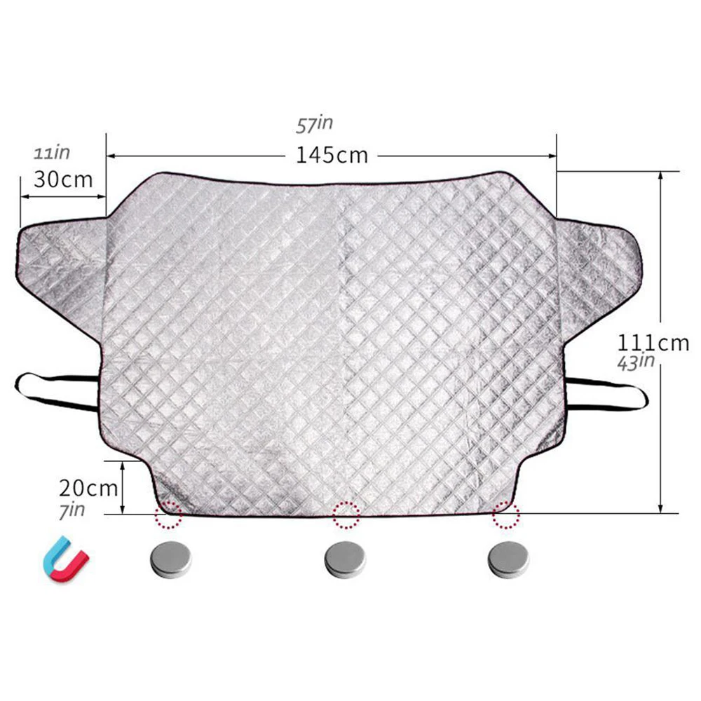 

Universal Auto SUV Exterior Accessories Car Windshield Protector Cover Magnetic Anti Snow Ice Sunshade Dust Protection Cover