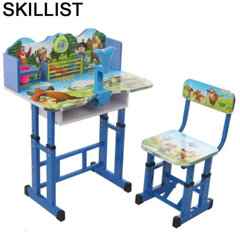 Cocuk Masasi Kindertisch для Tavolo Per Bambini детский и стул регулируемый Kinder Enfant - Цена: 16 991,55 руб.