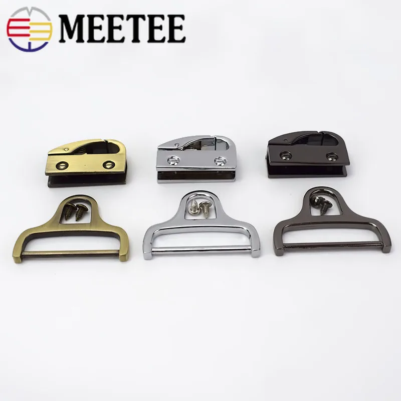 4 комплекта Meetee ремешок для сумки боковые Висячие пряжки с зажимом металлическая