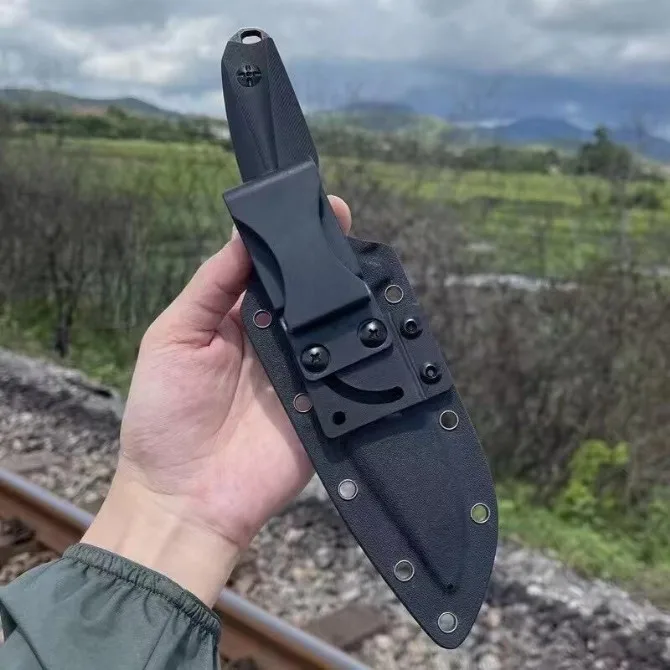 Прямой нож с холодным лезвием импортный DC53 сверхвысокая твердость 62Hrc G10 ручка