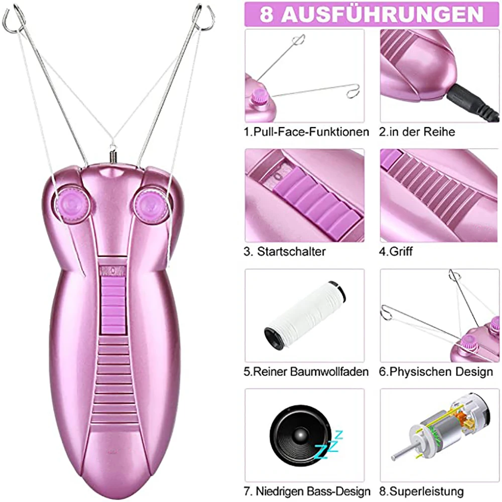 Эпилятор для лица MAXFRESH устройство вытягивания волос на поверхности женский