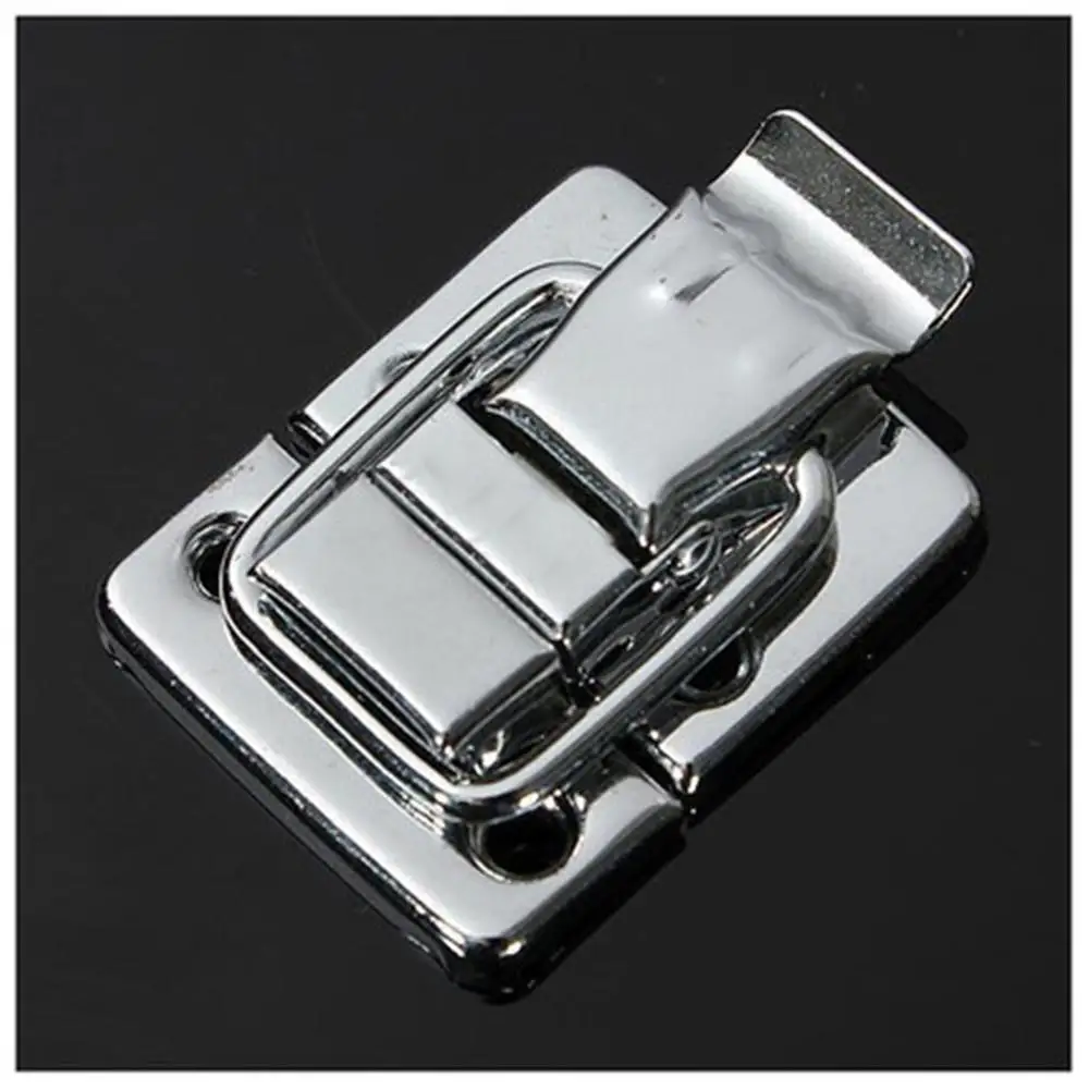 2pcs Silver Fastener Toggle Latch Catch Chest Case Suitcase Boxes Chests Trunk Lock | Обустройство дома