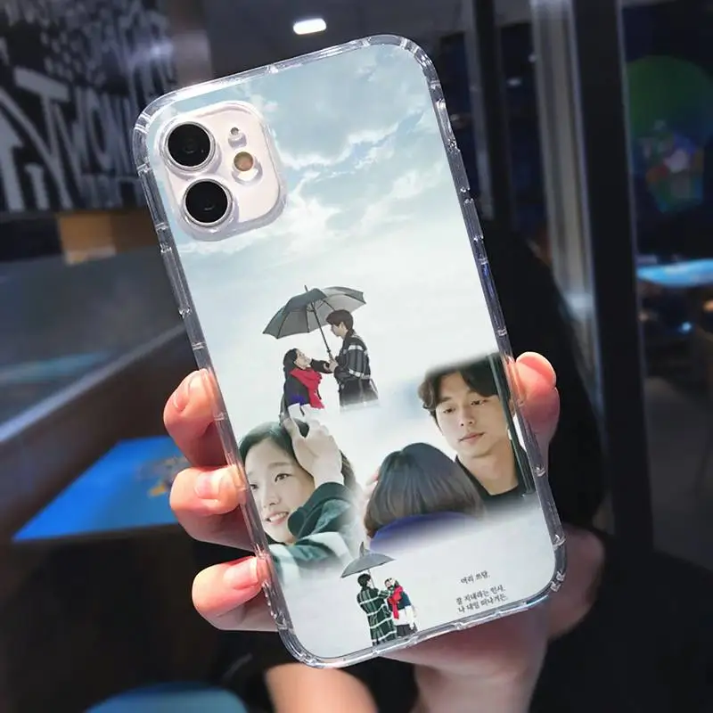 

Goblin Korean Drama TV series Phone Case Transparent for iPhone 6 7 8 11 12 s mini pro X XS XR MAX Plus