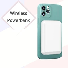 5000mAh Power Bank Magnetic Qi Wireless Charger For Huawei iPhone 12 pro X Samsung S20 Poverbank External Battery Mini Powerbank