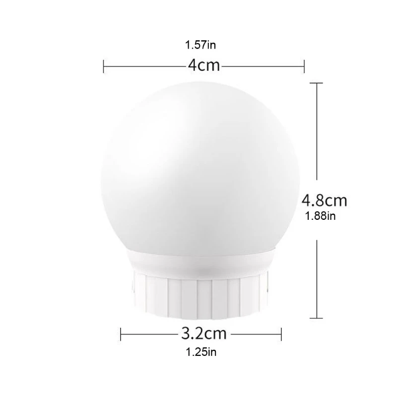 

Dressing Table LED 12V Makeup Mirror Light Bulb Vanity Lights Stepless Dimmable USB Charging Port Adjustable Brightness Lights
