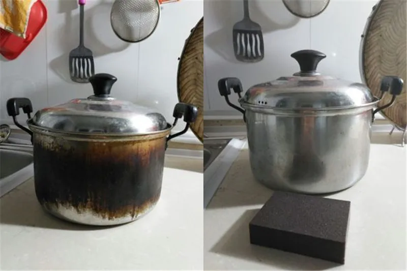 Nano губка волшебная ластик для удаляющая ржавчину очистки хлопка наждачная