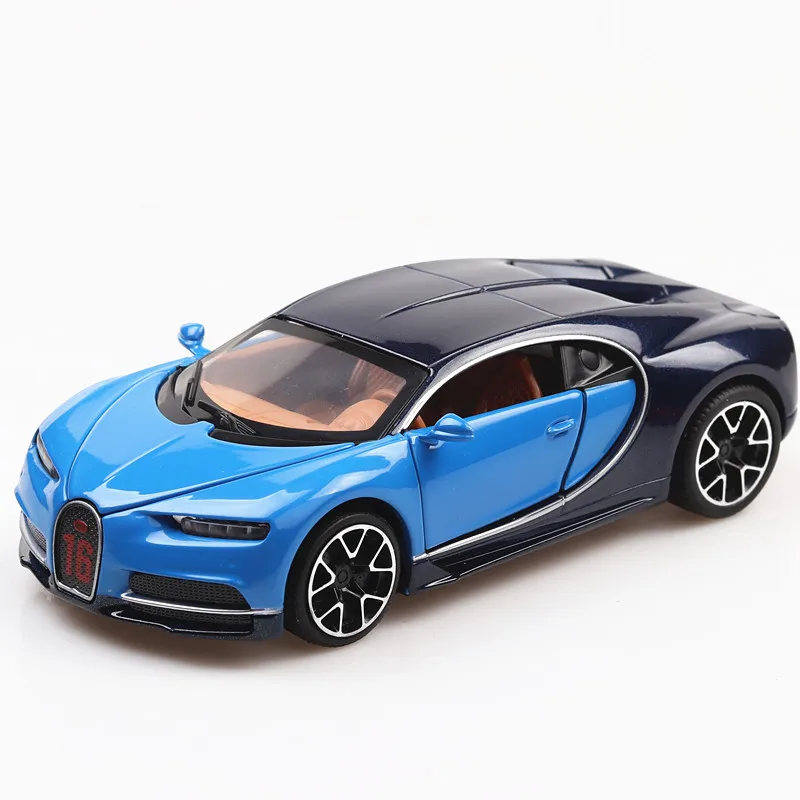 Литая модель автомобиля Bugatti CHIRON 1:32 из сплава супермашина коллекция
