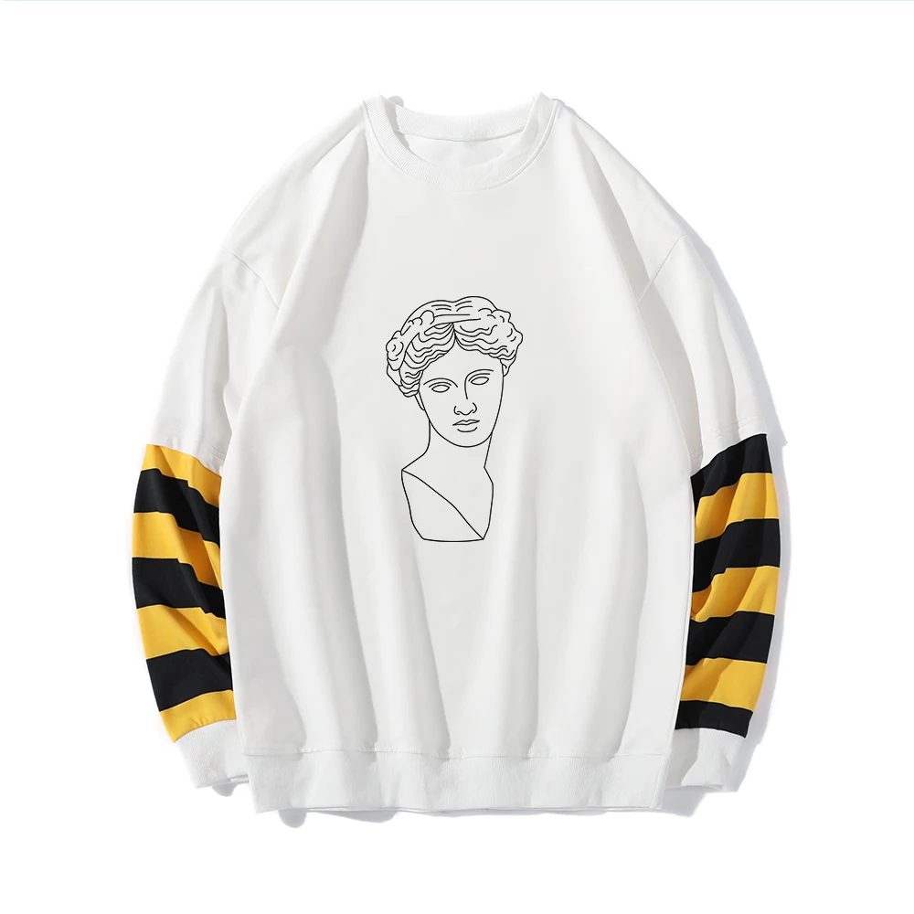 

Winter Line Art Sweatshirts Oversized Pullover Hoodies Aesthetic Harajuku Hoodie Jumper Outfits Tumblr Gothic Cotton Streetwear