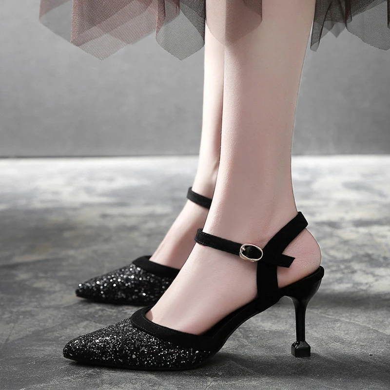 Женская обувь женские туфли-лодочки пикантные туфли с острым носком на высоком