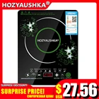 Индукционная плита HOZYAUSHKA LJY-2025, 2100 Вт, сенсорная, 8 функций