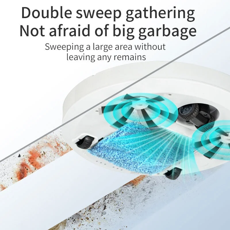 RS8 Robot Vacuum Cleaner Intelligent App Control Automatic Dust Removal Multifunctional Cleaning Sweeper | Бытовая техника