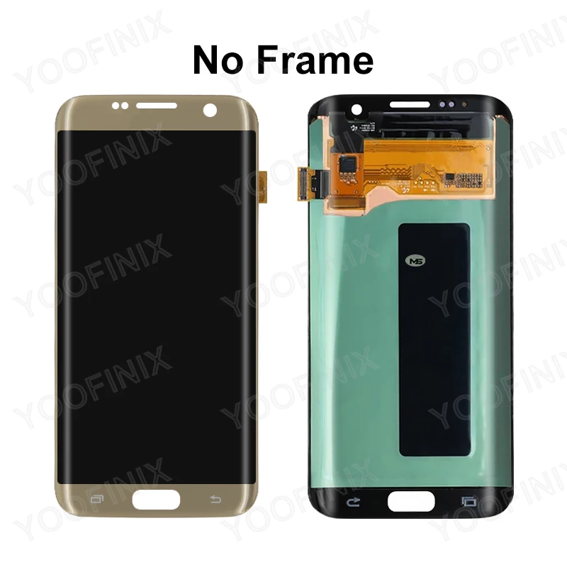 ЖК-дисплей 5 &quotдля Samsung Galaxy S7 edge сенсорный экран с дигитайзером запасные части для