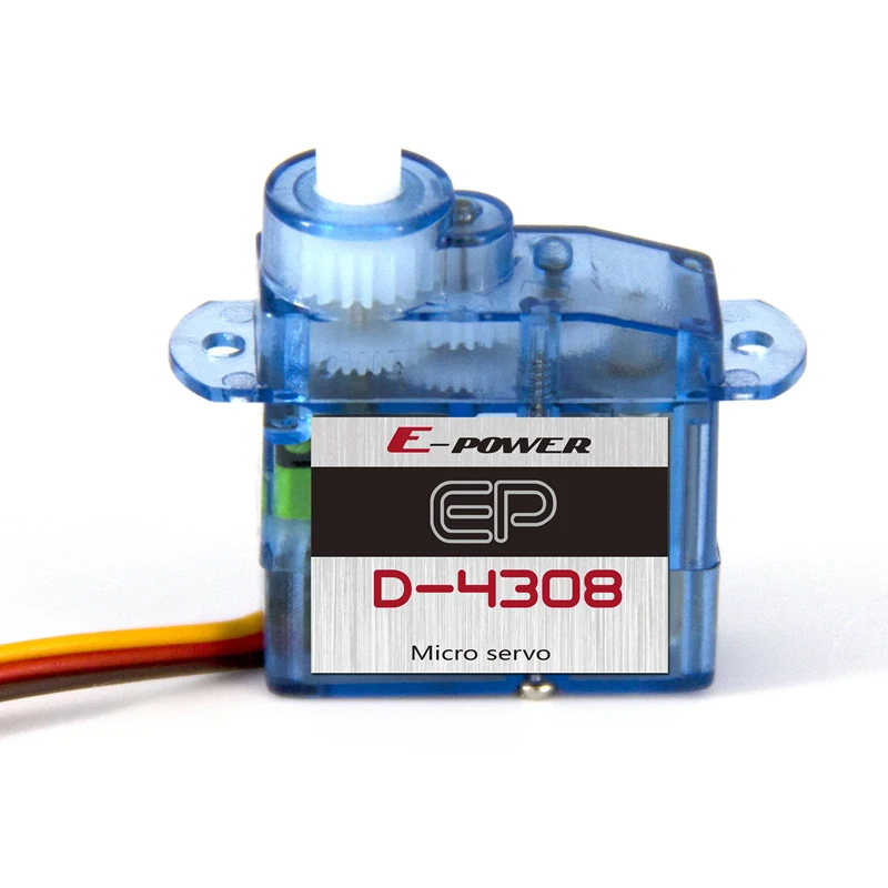 

4pcs/lot Mini EP 4.3g Micro Analog Servo D-4308 For RC Airplane Helicopter Servo Metal Gears Low Noise for RC Micro Servo