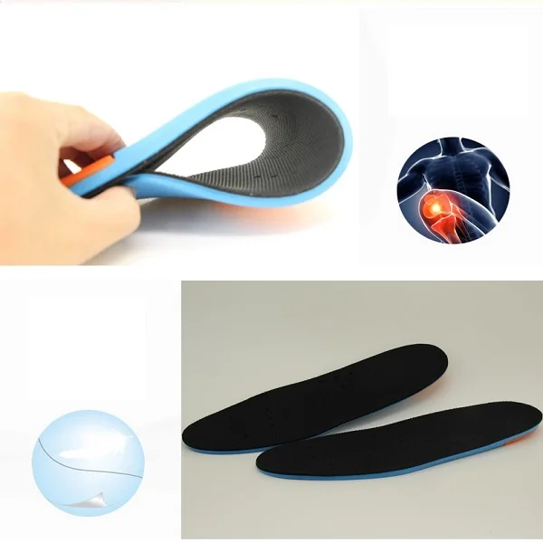 

Women's Soft Breathable Shock Absorption Sport Shoe Pads Running Insert Insoles Cushion Blue