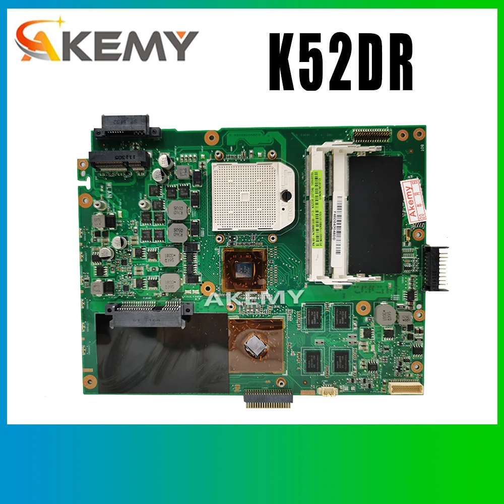 K52DR материнская плата для ноутбука 1 ГБ HD5470 8 * Память ASUS K52DY A52D K52DE K52D X52D