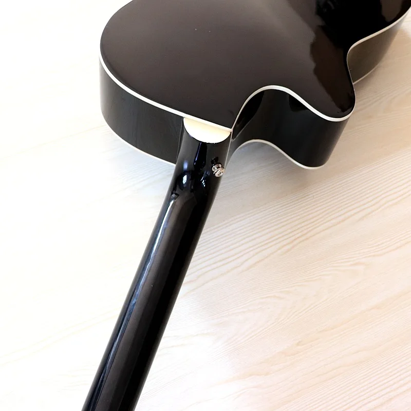 4 string elektrische akustische bass gitarre hochglanz akustische bass 43 zoll natürliche farbe schwarz farbe volle größe bass gitarre