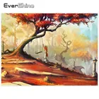 EverShine Diamond Embroidery Scenery Diamond Painting Full Roundsquare Rhinestones Drill Tree Cross Stitch Mosaic Wall Decor