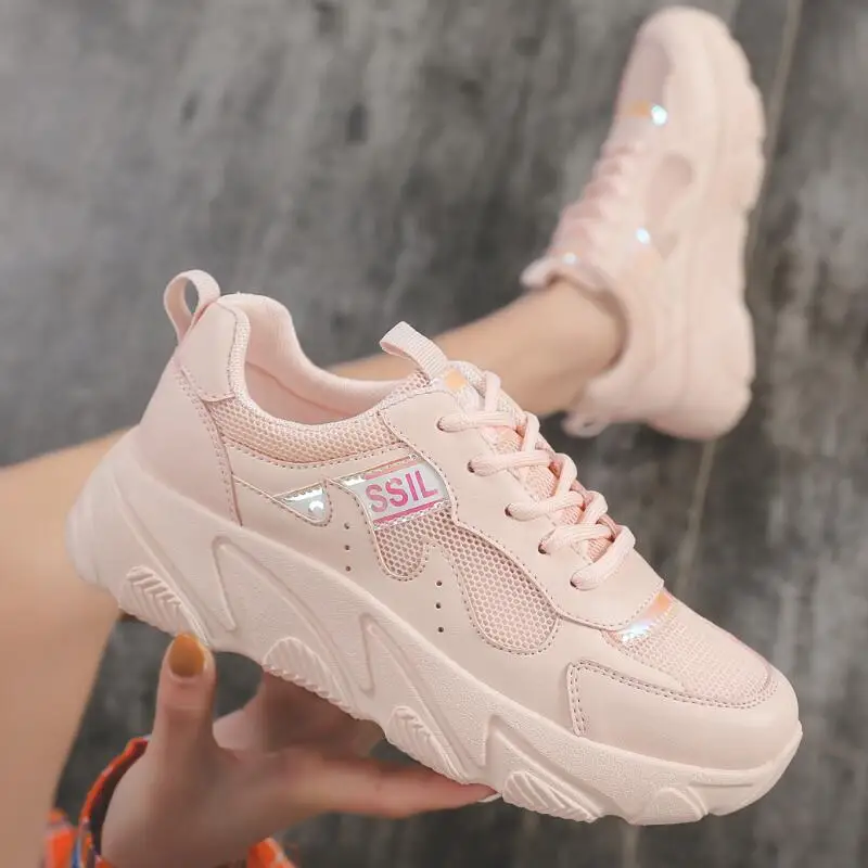 Женские массивные кроссовки на платформе повседневные массивной