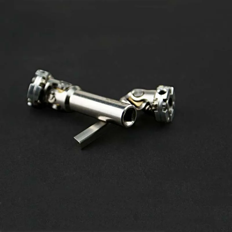 LESU Metal 61-81Mm Flange CVD Drive Shaft for DIY Tamiyay 1/14 RC Tractor Hydraulic Dumper Monster Truck Toys Th11444-Smt3 images - 3