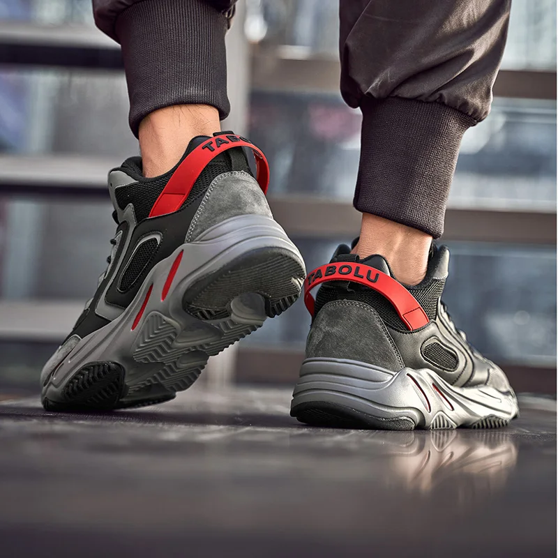 

Lcxmnd men's shoes 2020 new leisure heightening daddy fashion shoes outdoor Trend Sports mountaineering shoes