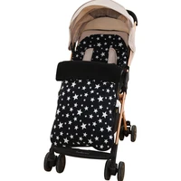 happy flute baby carriage sleeping bagstroller foot coverstroller padthickened windproof and warm autumn winter universal use