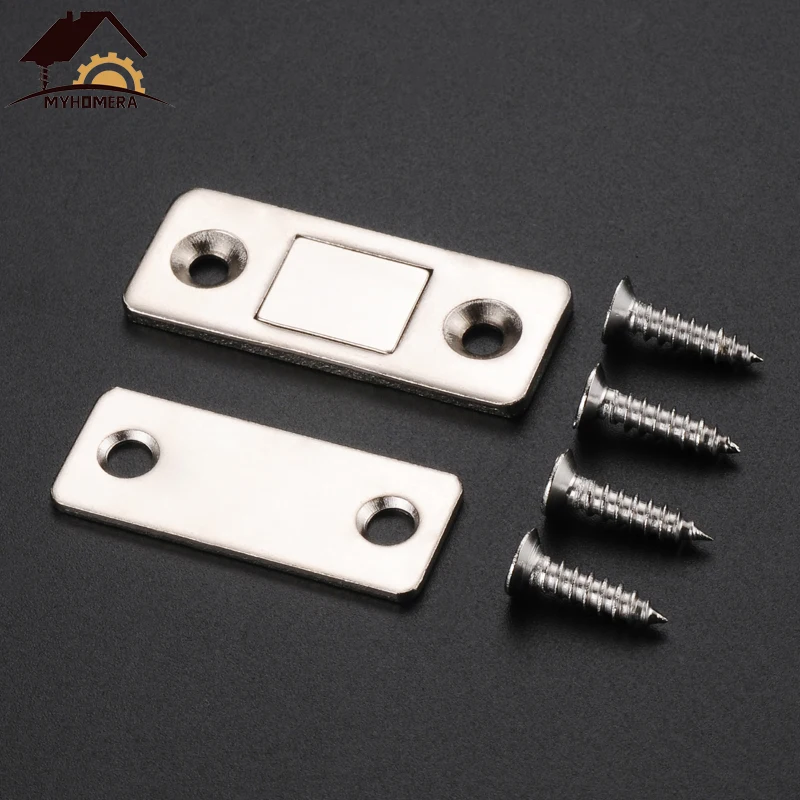 Myhomera 20 Sets 16 Magnetic Cabinet Catches Magnet Door Stop Hidden Closer Closet Cupboard Furniture Hardware Dropshipping |