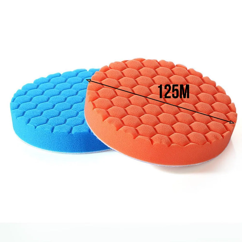 

5pcs Polishing Sponge Discs Buffing Waxing Pads Kit For Car Polisher Buffer Set