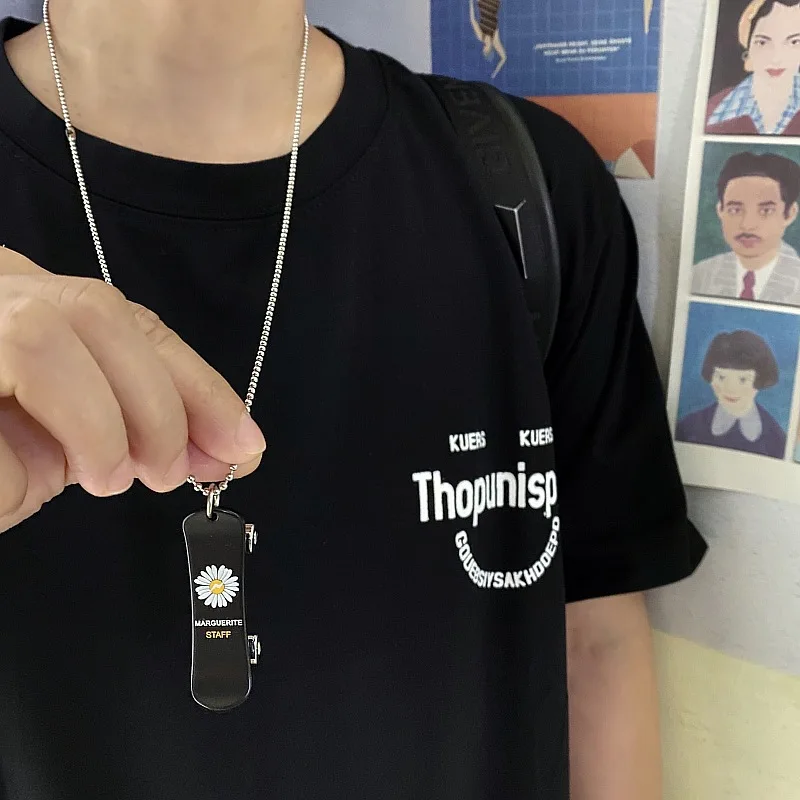 

Fashion titanium steel necklace new men and women hip-hop all-match jewelry hot sale