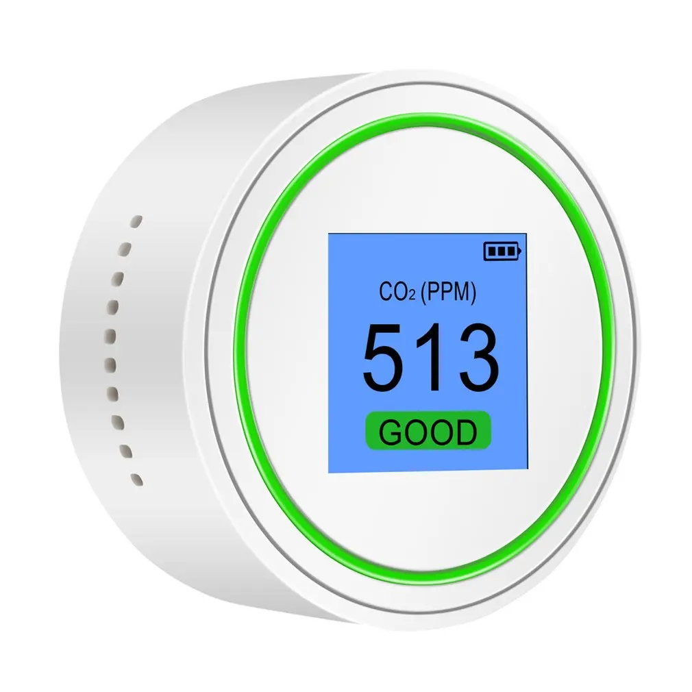 

Тестер CO2 и TVOC, детектор качества воздуха, тестер качества воздуха на ладонях, высокоточный контроль качества воздуха для CO2 и TVOC