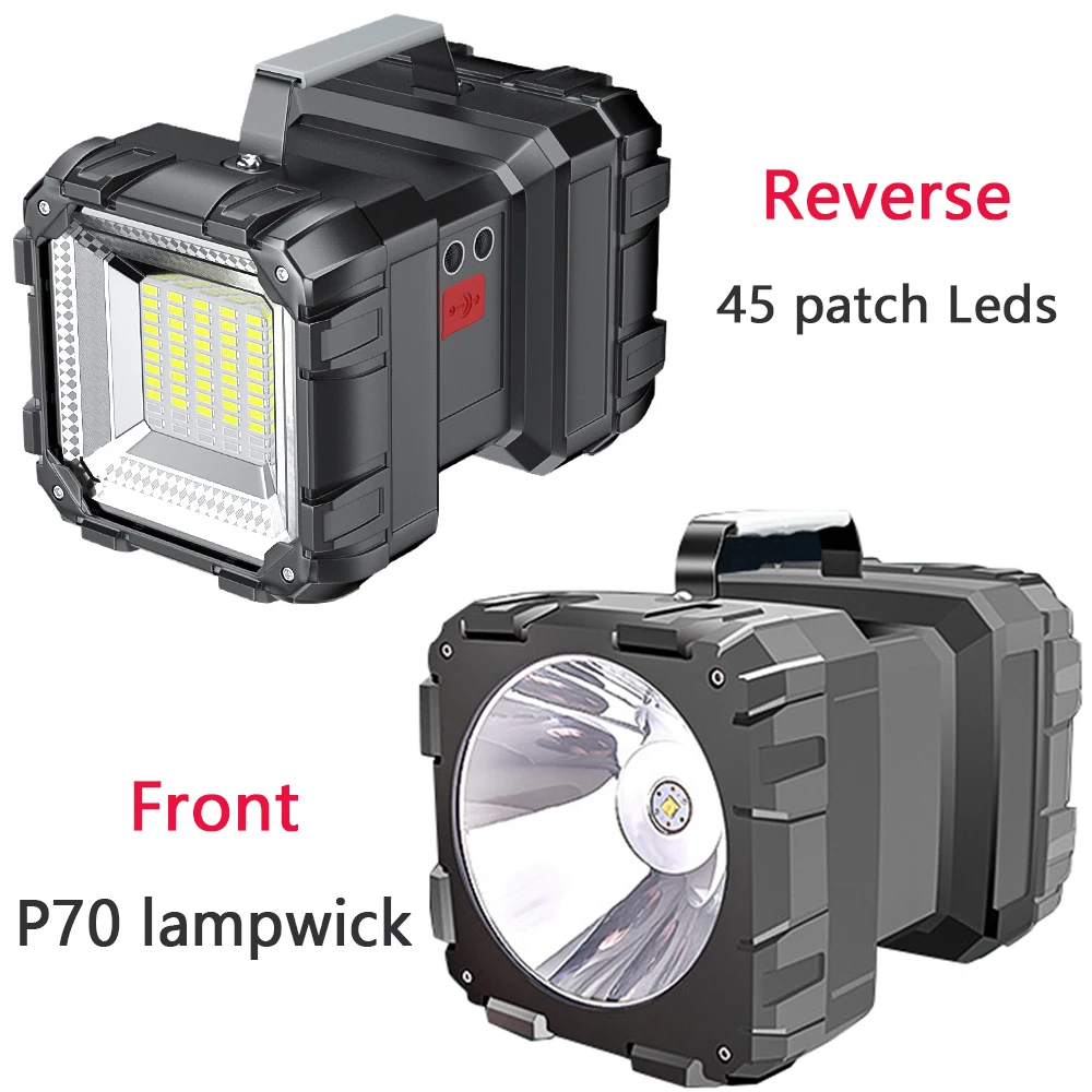 Светодиодный поисковый светильник портативный супер яркий Перезаряжаемый USB