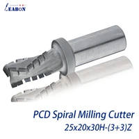 25 x 20 x 30h 33z diamond three flute spiral milling cutter cnc milling cutter woodworking router bits for mdfplywood