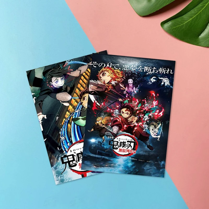 

30pcs/set of Demon Slayer postcard unlimited train LOMO card anime paper bookmark