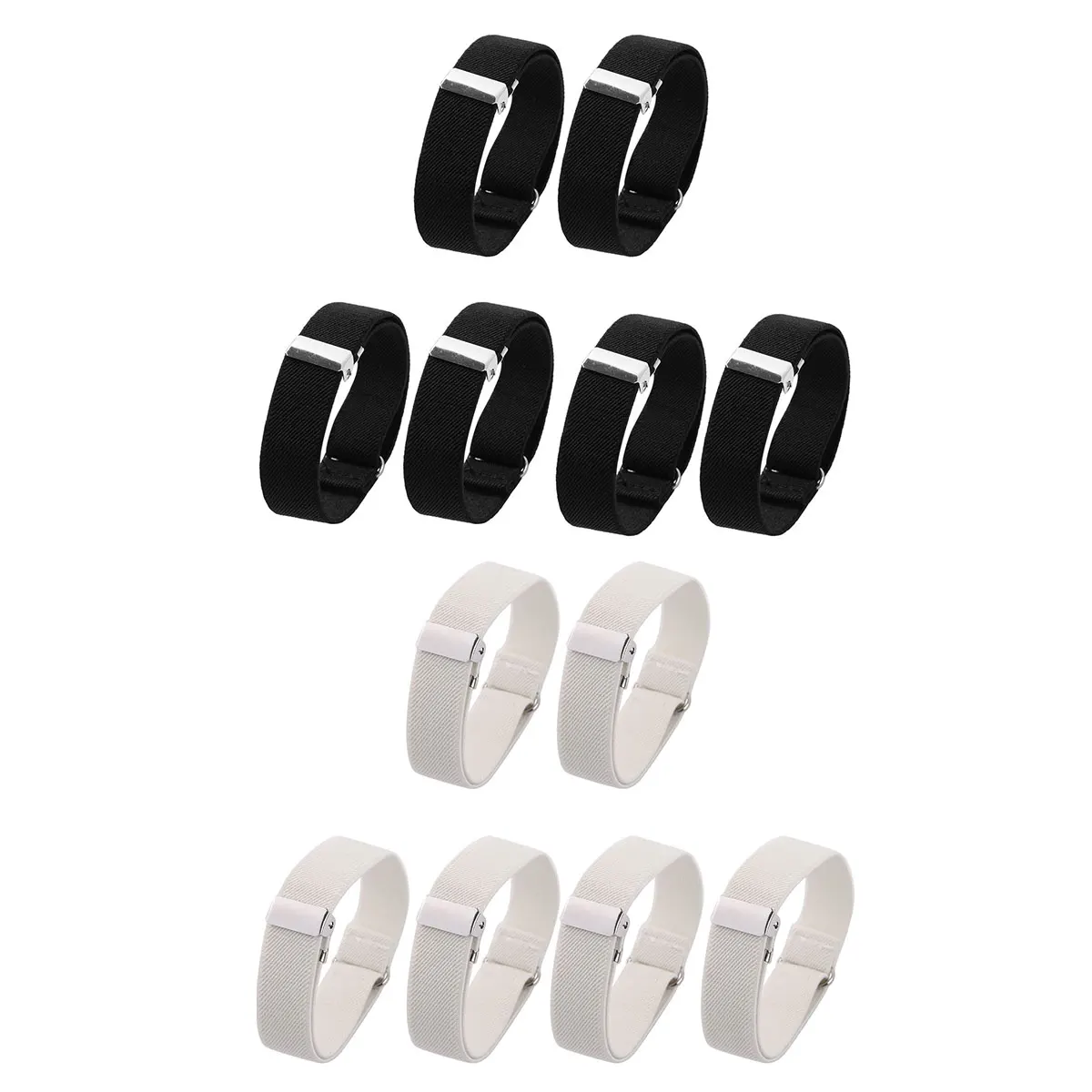 Держатель рукавов для рубашки 3 пары регулируемых ремней фиксации одежды