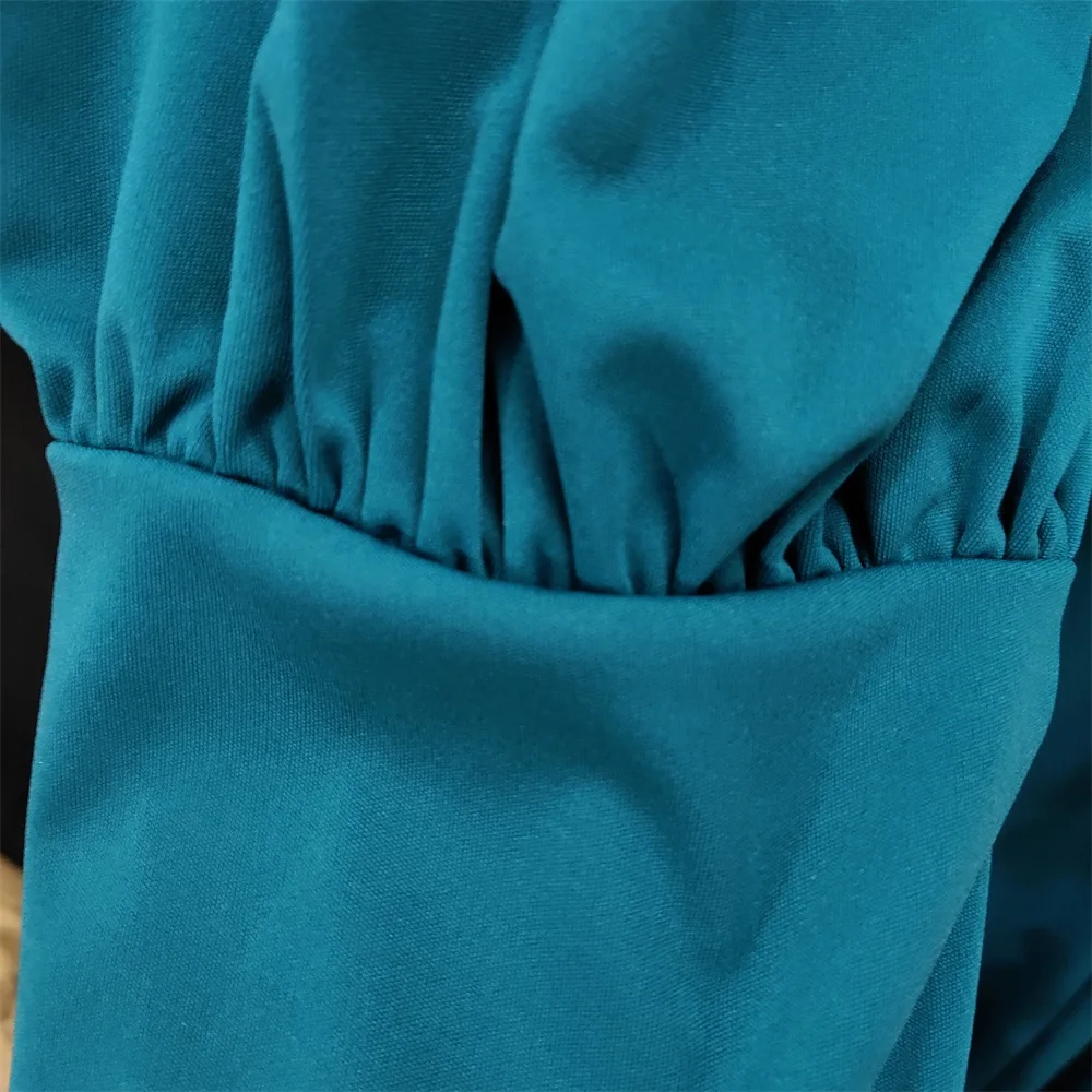 Женское длинное платье с рукавами-фонариками элегантные вечерние платья в