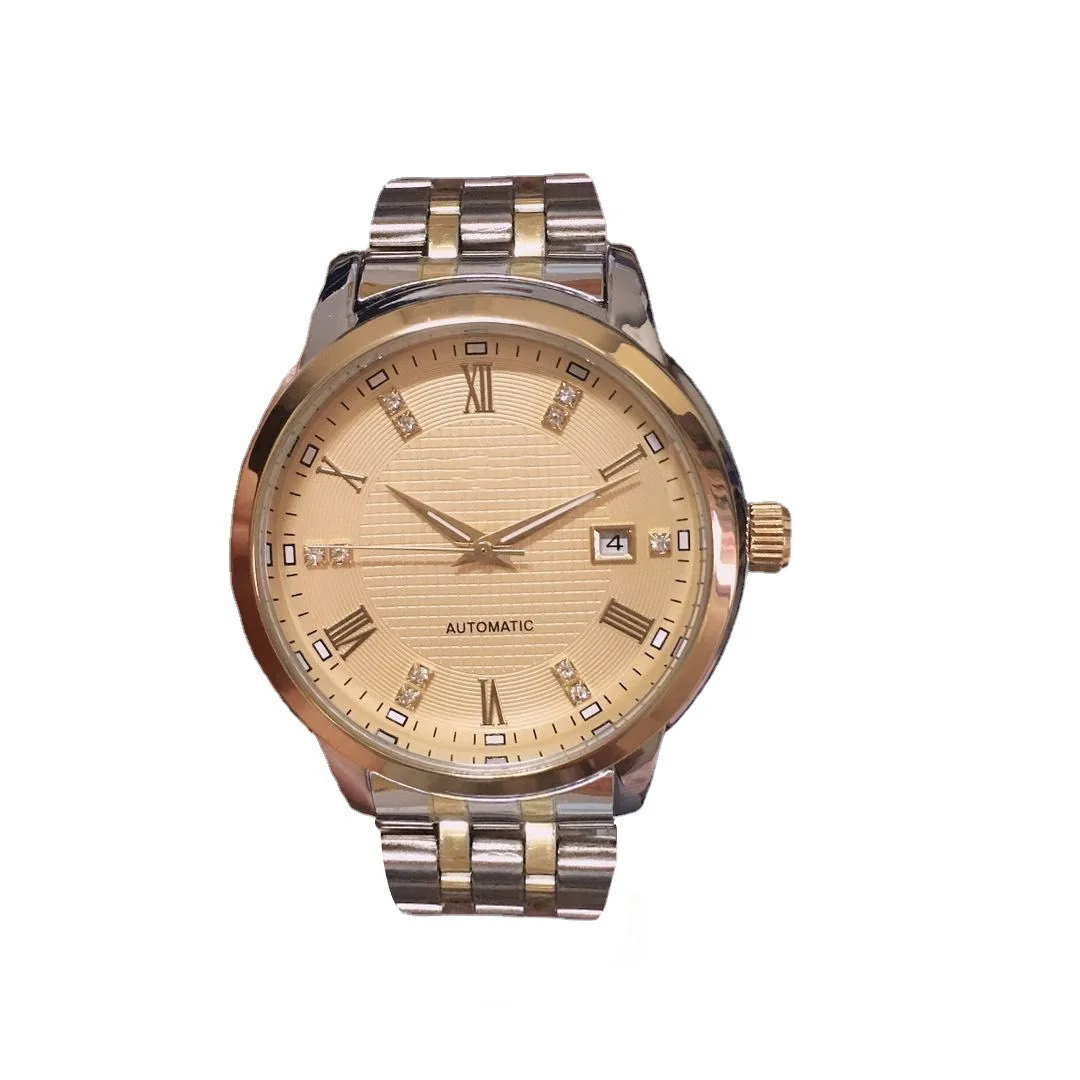 

Foreign Trade net quick sale explosive fashion exquisite fully automatic mechanical steel band watch