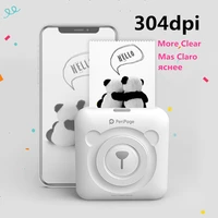 304dpi bluetooth portable printer high resolution a6 peripage mini photo printer thermal printers for mobile phone android ios