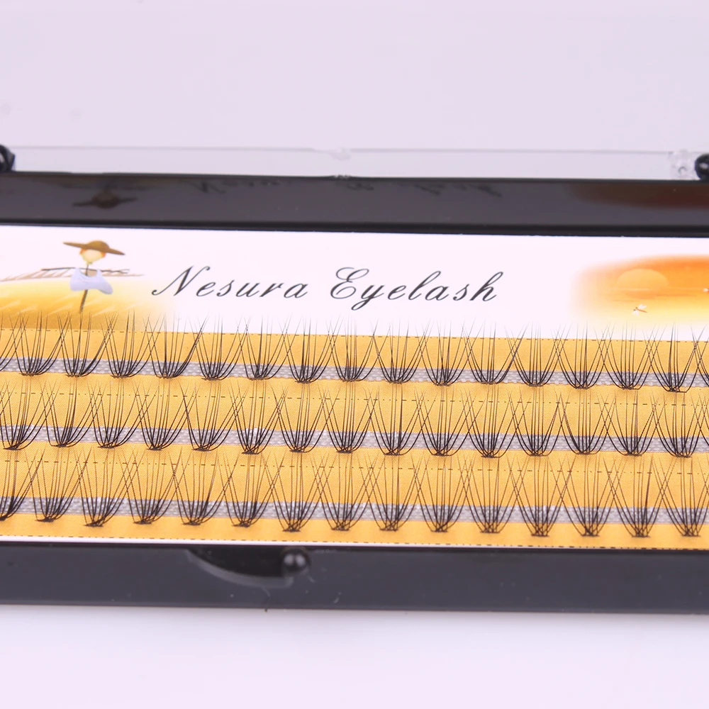 60 шт. накладные ресницы для наращивания модные натуральные длинные объемные