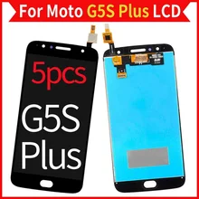 5Pcs/Lot For Moto G5S Plus LCD Screen Display With Touch Digitizer Assembly XT1802 XT1803 XT1805 XT1086 Mobile Phone Parts