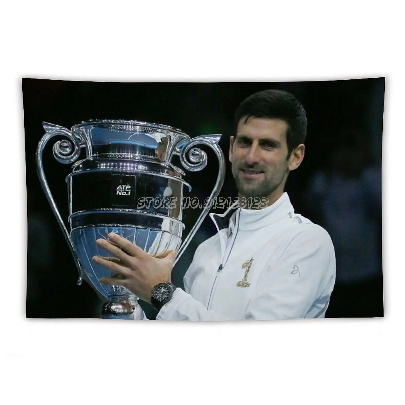 Настенный Гобелен Novak Djokovic украшение для спальни в психоделическом стиле лучший