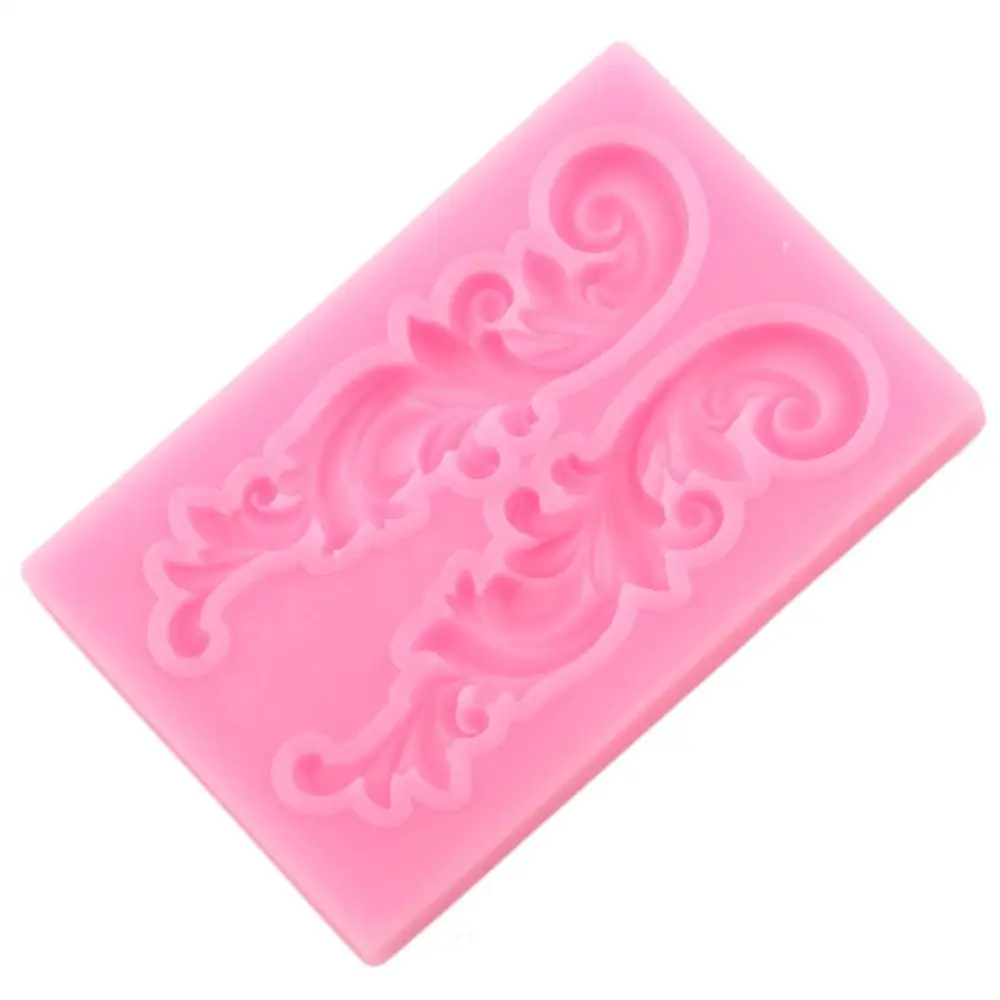 Рельефная силиконовая форма в стиле барокко для мастики инструменты украшения
