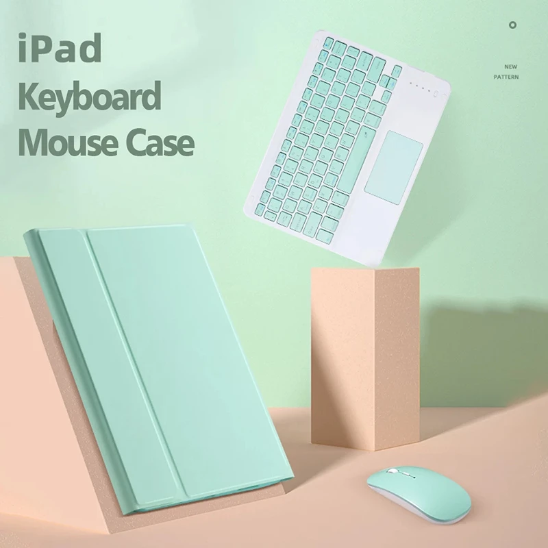 keyboard case with touch pad for ipad air 1 2 3 pro 11 12 9 2018 2020 smart case pencil holder for ipad 9 7 10 2 10 5 12 9 inch free global shipping
