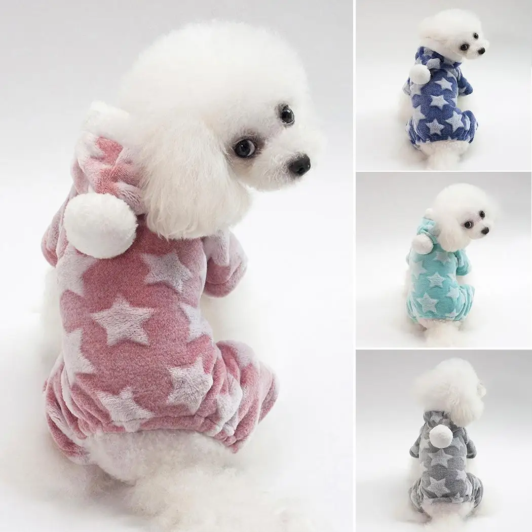 Модная куртка для собак 4 цвета размера Повседневный пуловер с принтом осенняя