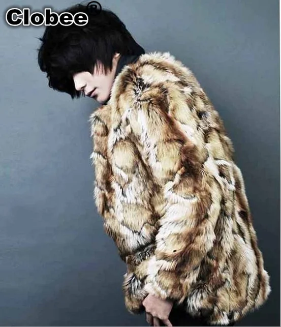 Пальто с леопардовым принтом больших размеров 2019 зимнее Мужское пальто Casaco Masculino