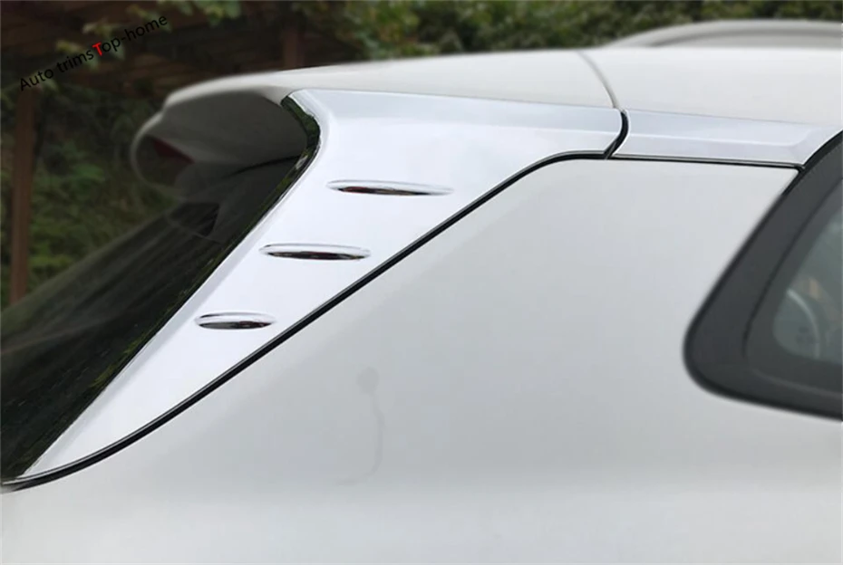 Yimaautotrim для hyundai Kona ABS Хромированная Защитная панель на заднее стекло, крыло, хромированная Накладка для стайлинга, 4 шт