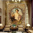 Европейский стиль, картина маслом, девушка, ангел, Орел, мрамор, прихожая, Настенные обои для гостиной, спальни, 3D обои, домашний декор